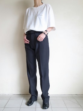 「CLAMP（クランプ）のアイテム」を使った、TITY niigataさん（レディース・160cm）の夏コーディネート