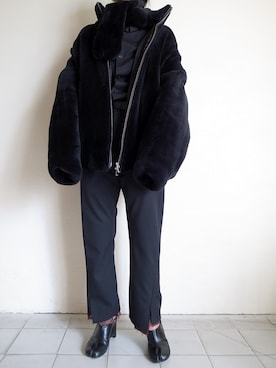 「sulvam（サルバム）のアイテム（ブルゾン）」を使った、TITY niigataさん（レディース・160cm）の夏コーディネート