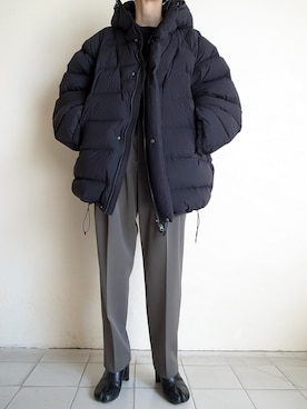 「yoko sakamoto（ヨーコサカモト）のアイテム（ジャケット/アウター）」を使った、TITY niigataさん（レディース・160cm）の秋コーディネート