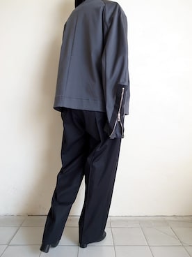 「SHINYAKOZUKA（シンヤコヅカ）のアイテム（ブルゾン）」を使った、TITY niigataさん（レディース・160cm）の秋コーディネート