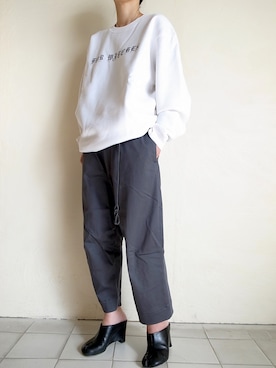 「SHINYAKOZUKA（シンヤコヅカ）のアイテム」を使った、TITY niigataさん（レディース・160cm）の秋コーディネート