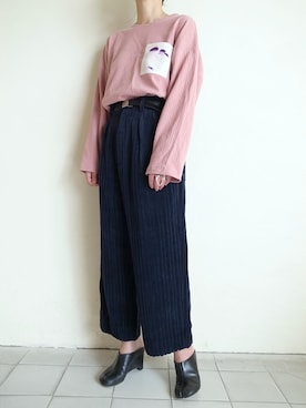 「RED Profile（レッドプロフィール）のアイテム」を使った、TITY niigataさん（レディース・160cm）の秋コーディネート