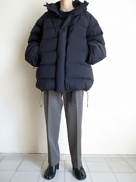 「yoko sakamoto（ヨーコサカモト）のアイテム（ジャケット/アウター）」を使った、TITY niigataさん（レディース・160cm）の秋コーディネート