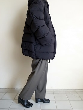 「yoko sakamoto（ヨーコサカモト）のアイテム（ジャケット/アウター）」を使った、TITY niigataさん（レディース・160cm）の秋コーディネート
