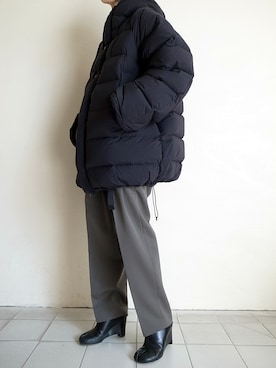 「yoko sakamoto（ヨーコサカモト）のアイテム（ジャケット/アウター）」を使った、TITY niigataさん（レディース・160cm）の秋コーディネート