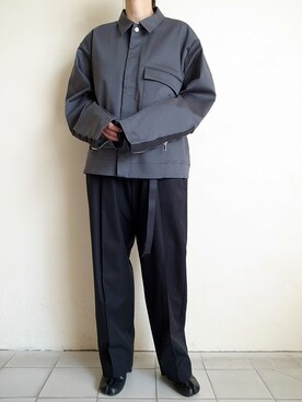 「SHINYAKOZUKA（シンヤコヅカ）のアイテム（ブルゾン）」を使った、TITY niigataさん（レディース・160cm）の秋コーディネート