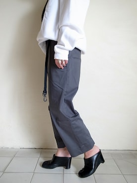 「SHINYAKOZUKA（シンヤコヅカ）のアイテム」を使った、TITY niigataさん（レディース・160cm）の秋コーディネート