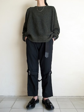 「yoko sakamoto（ヨーコサカモト）のアイテム」を使った、TITY niigataさん（レディース・160cm）の秋コーディネート