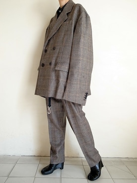 「stein（シュタイン）のアイテム（ジャケット/アウター）」を使った、TITY niigataさん（レディース・160cm）の秋コーディネート