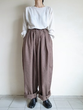 「BENCH（ベンチ）のアイテム（トップス）」を使った、TITY niigataさん（レディース・160cm）の秋コーディネート