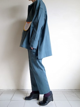 「SHINYAKOZUKA（シンヤコヅカ）のアイテム」を使った、TITY niigataさん（レディース・160cm）の冬コーディネート