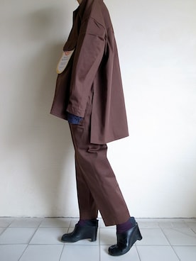 「SHINYAKOZUKA（シンヤコヅカ）のアイテム」を使った、TITY niigataさん（レディース・160cm）の冬コーディネート