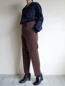 「SHINYAKOZUKA（シンヤコヅカ）のアイテム」を使った、TITY niigataさん（レディース・160cm）の冬コーディネート