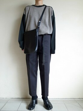 「SHINYAKOZUKA（シンヤコヅカ）のアイテム」を使った、TITY niigataさん（レディース・160cm）の春コーディネート