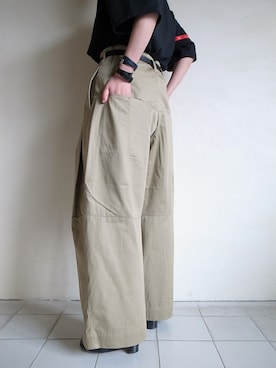 「SHINYAKOZUKA（シンヤコヅカ）のアイテム」を使った、TITY niigataさん（レディース・160cm）の春コーディネート