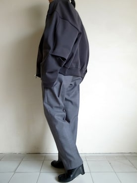 「stein（シュタイン）のアイテム（ブルゾン）」を使った、TITY niigataさん（レディース・160cm）の春コーディネート