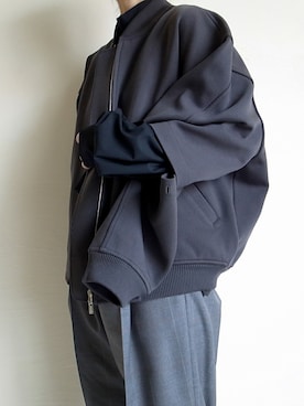 「stein（シュタイン）のアイテム（ブルゾン）」を使った、TITY niigataさん（レディース・160cm）の春コーディネート