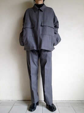 「stein（シュタイン）のアイテム（ブルゾン）」を使った、TITY niigataさん（レディース・160cm）の春コーディネート