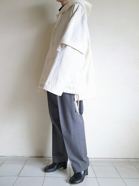 「stein（シュタイン）のアイテム（その他アウター）」を使った、TITY niigataさん（レディース・160cm）の春コーディネート