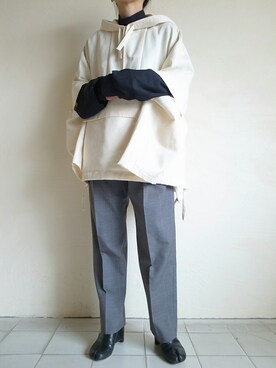 「stein（シュタイン）のアイテム（その他アウター）」を使った、TITY niigataさん（レディース・160cm）の春コーディネート