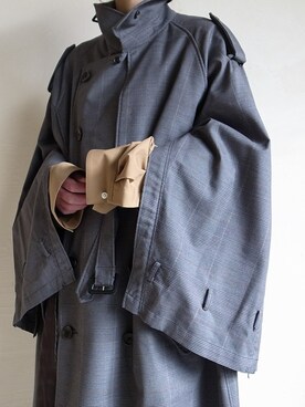 「stein（シュタイン）のアイテム（ジャケット/アウター）」を使った、TITY niigataさん（レディース・160cm）の春コーディネート