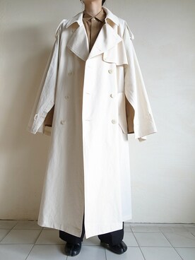 「stein（シュタイン）のアイテム（ジャケット/アウター）」を使った、TITY niigataさん（レディース・160cm）の春コーディネート