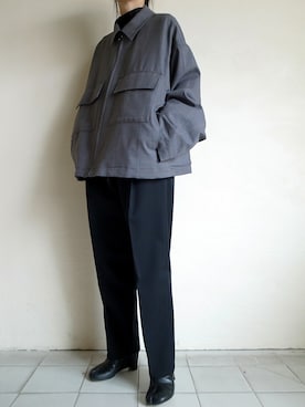 「stein（シュタイン）のアイテム（ブルゾン）」を使った、TITY niigataさん（レディース・160cm）の春コーディネート