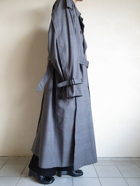 「stein（シュタイン）のアイテム（ジャケット/アウター）」を使った、TITY niigataさん（レディース・160cm）の春コーディネート