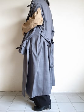 「stein（シュタイン）のアイテム（ジャケット/アウター）」を使った、TITY niigataさん（レディース・160cm）の春コーディネート