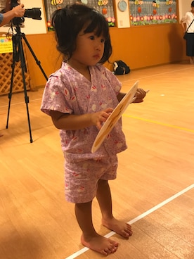 「90cm」｜「アイテム（浴衣）」を使った、miiさん（キッズ・90cm）の夏コーディネート
