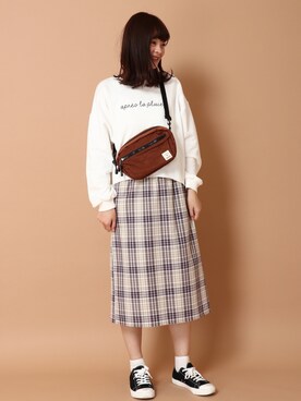 kaede☺︎さん（レディース・165cm）の冬コーディネート