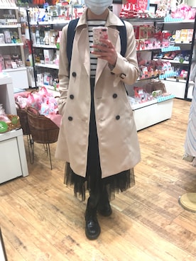 「Emilyan（エミリアン）のアイテム」を使った、AnPさん（レディース・152cm）の春コーディネート