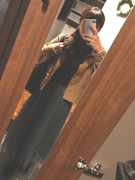 「BARCOS（バルコス）のアイテム」を使った、AnPさん（レディース・152cm）の秋コーディネート