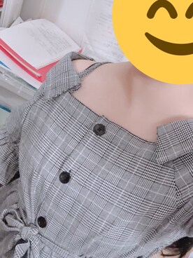 「夢展望（ユメテンボウ）のアイテム（ワンピース/ドレス）」を使った、ayaさん（レディース・144cm）の秋コーディネート
