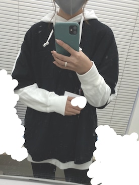 「PUBLUX（パブリュクス）のアイテム（スラックス）」を使った、하나 さん（レディース・163cm）の秋コーディネート