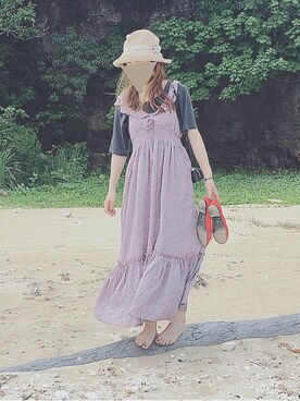 c h i h i r ☻︎さん(レディース・158cm)の春コーディネート