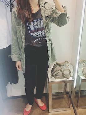 c h i h i r ☻︎さん(レディース・158cm)の春コーディネート