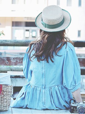 「rosebullet（ローズブリット）のアイテム」を使った、c h i h i r ☻︎さん（レディース・158cm）の夏コーディネート