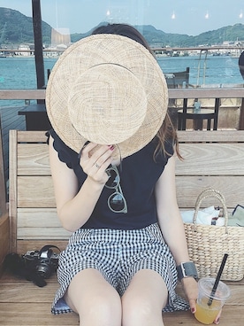 c h i h i r ☻︎さん（レディース・158cm）の夏コーディネート