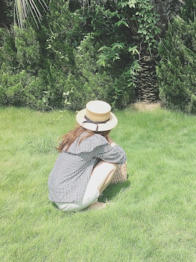「crolla（クローラ）のアイテム」を使った、c h i h i r ☻︎さん（レディース・158cm）の夏コーディネート
