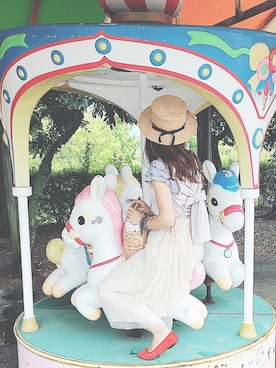 c h i h i r ☻︎さん（レディース・158cm）の夏コーディネート