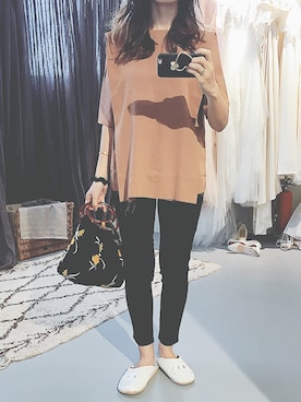 c h i h i r ☻︎さん（レディース・158cm）の秋コーディネート