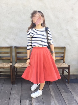 c h i h i r ☻︎さん（レディース・158cm）の秋コーディネート