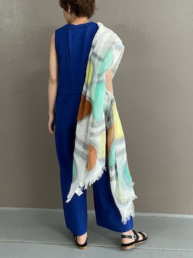 「BEARDSLEY（ビアズリー）のアイテム（オールインワン・サロペット）」を使った、naturoさん（レディース・158cm）の春コーディネート