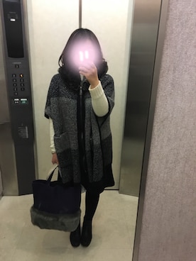 「NANO universe（ナノユニバース）のアイテム（ブーティ）」を使った、そらたんさん（レディース・161cm）の春コーディネート