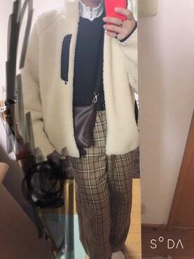「アイテム（ブルゾン）」を使った、たにこうさん（メンズ・175cm・10代）の冬コーディネート