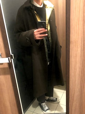 「G.O.C（ジーオーシー）のアイテム（ブルゾン）」を使った、健康さん（メンズ・174cm）の冬コーディネート