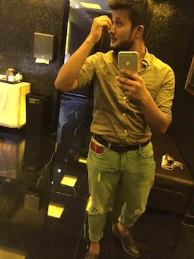 「ALDO（アルド）のアイテム（シューズ）」を使った、stedianさん（メンズ・179cm）の夏コーディネート