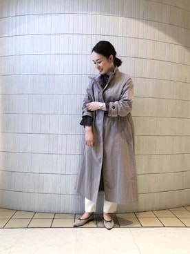 ルクールブランアトレ松戸店スタッフさん(レディース・160cm)の冬コーディネート