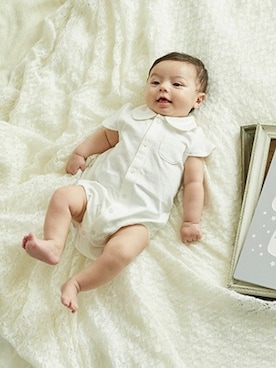 「アイテム（ママ＆ベビー）」を使った、ドゥドゥさん（キッズ・70cm）の春コーディネート